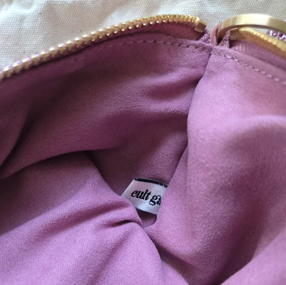 Cult Gaia Hera Nano Shoulder Bag in Shell Pink